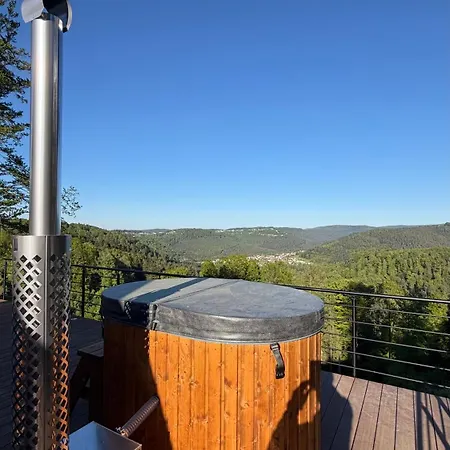 Dome Aura-insolite-sauna-bain-nordique-climatise Orman Evi Hommert