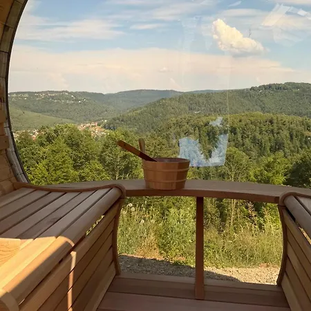 Dome Aura-insolite-sauna-bain-nordique-climatise Orman Evi