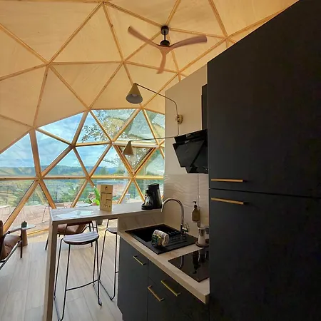 Dome Aura-insolite-sauna-bain-nordique-climatise Hommert