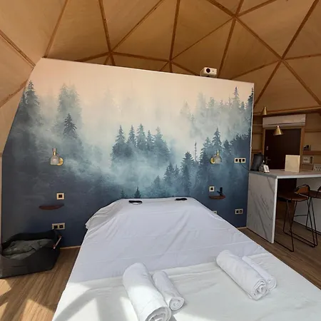Dome Aura-insolite-sauna-bain-nordique-climatise Hommert